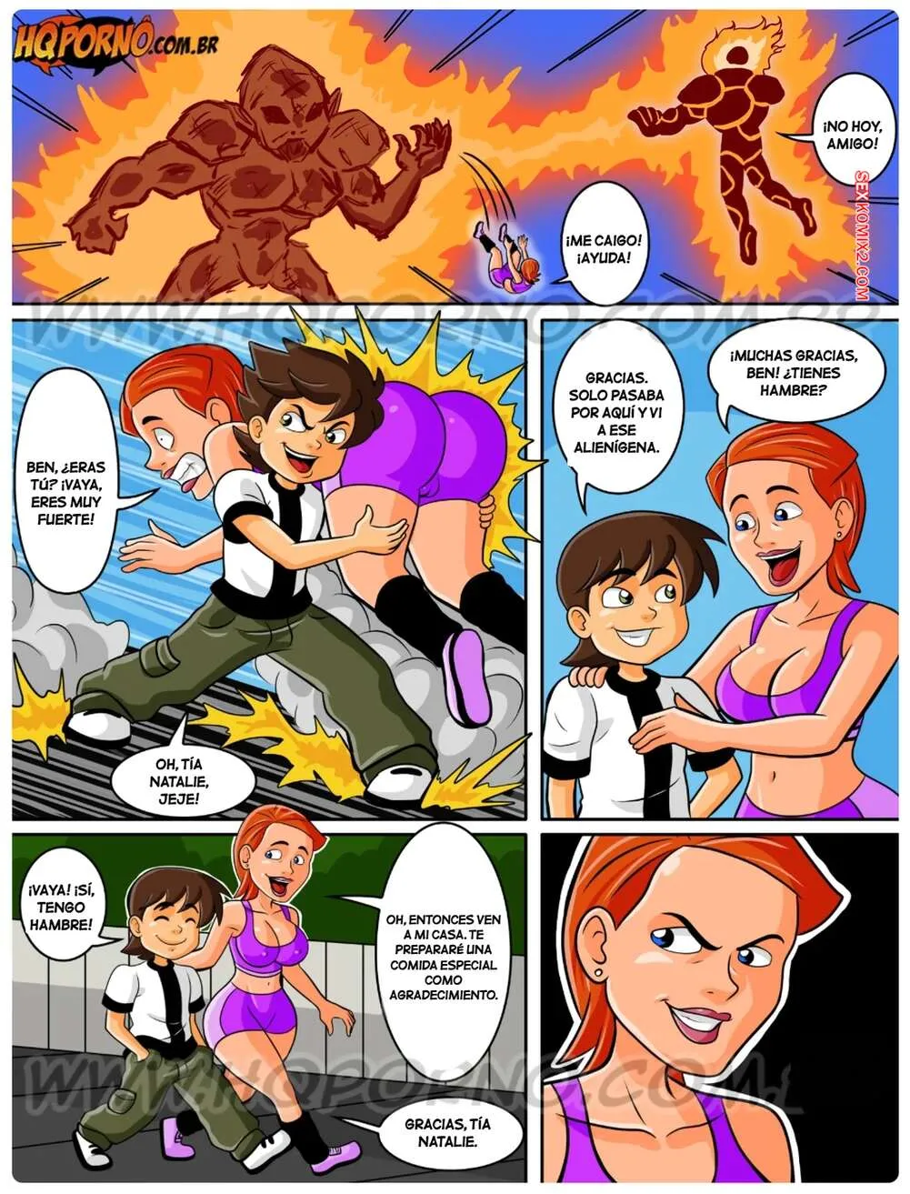 Comic Porno Benn 10. Parte 11. HQporno (#5)