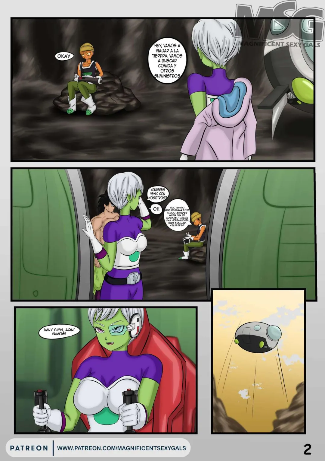 Comic Porno [Magnificent Sexy Gals] Cheelai’s Desires (Dragon Ball Super) (#2)