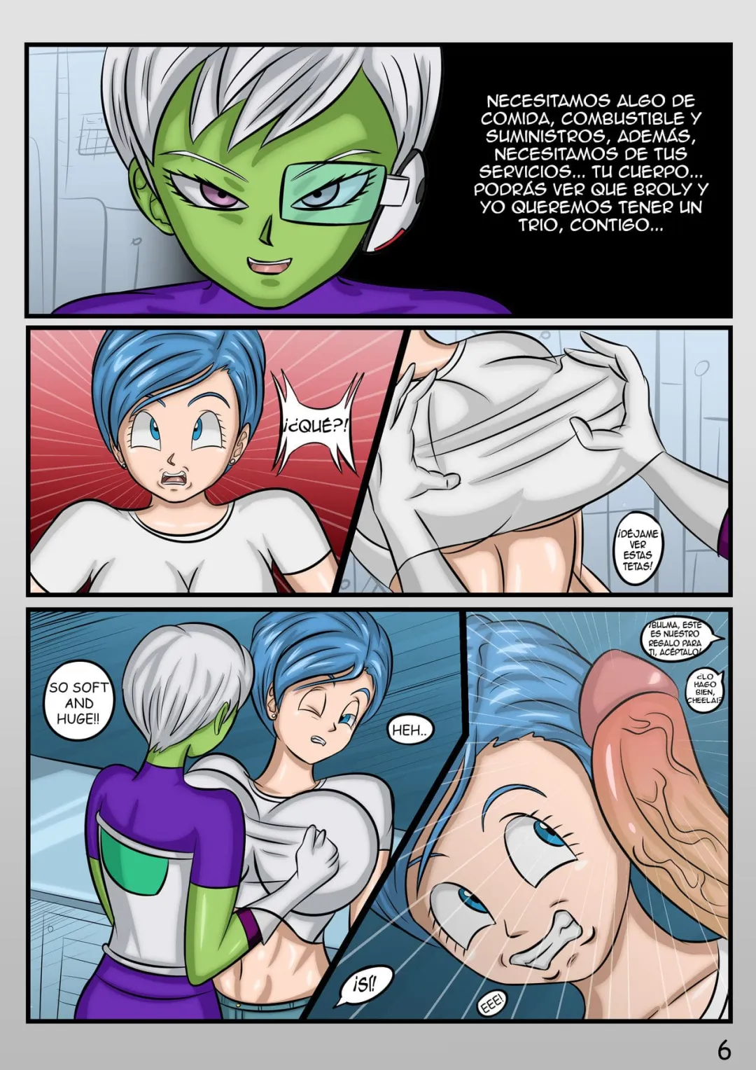 Comic Porno [Magnificent Sexy Gals] Cheelai’s Desires (Dragon Ball Super) (#6)