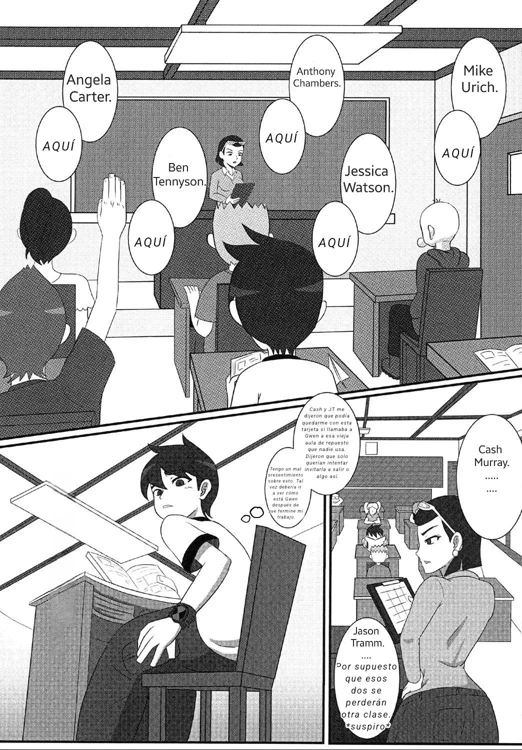 Comic Porno [Teng Zhai Zai] ROSA Desplumada (Ben 10) (#4)