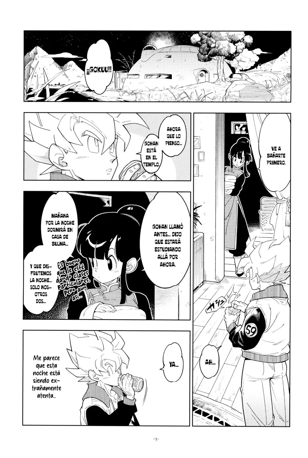 Comic Porno [Article 60 Of Criminal Code (Shuhan)] Futari Kiri (Dragon Ball Z) (#5)