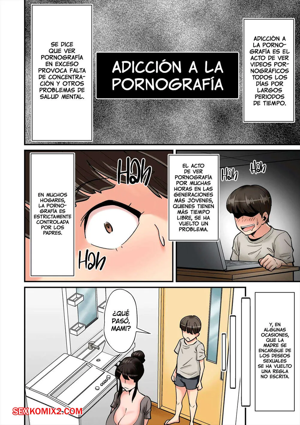Comic Porno MAMA WA Musuko Ni Muchuu. Nobishiro. (#2)