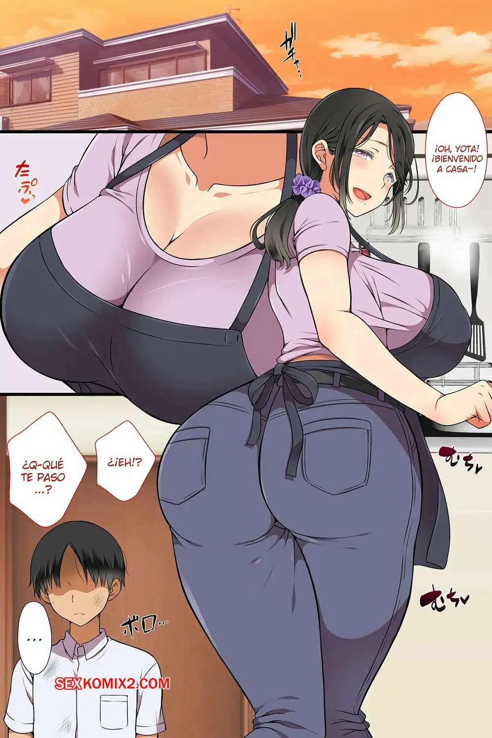 Comic Porno de Una MILF Que Se Convirtio En Una COMPANERA De Clase. Koto. (#1)