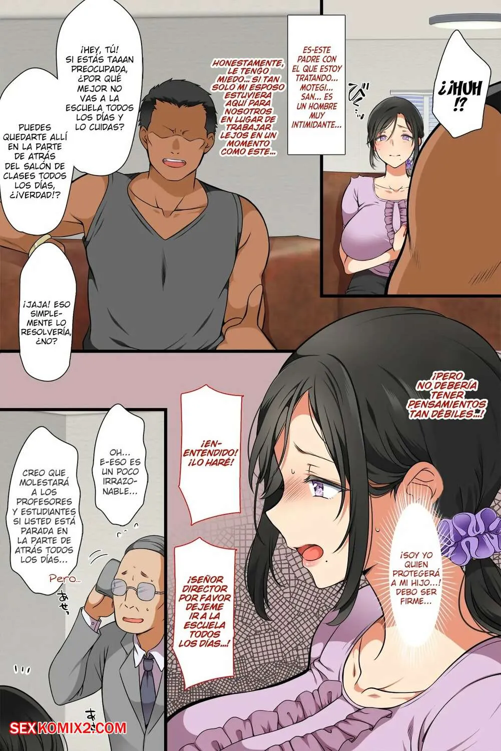 Comic Porno Una MILF Que Se Convirtio En Una COMPANERA De Clase. Koto. (#3)