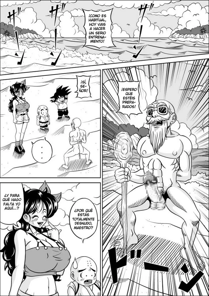Comic Porno [Muscleman] KAME SENNIN Training (Dragon Ball) (#7)