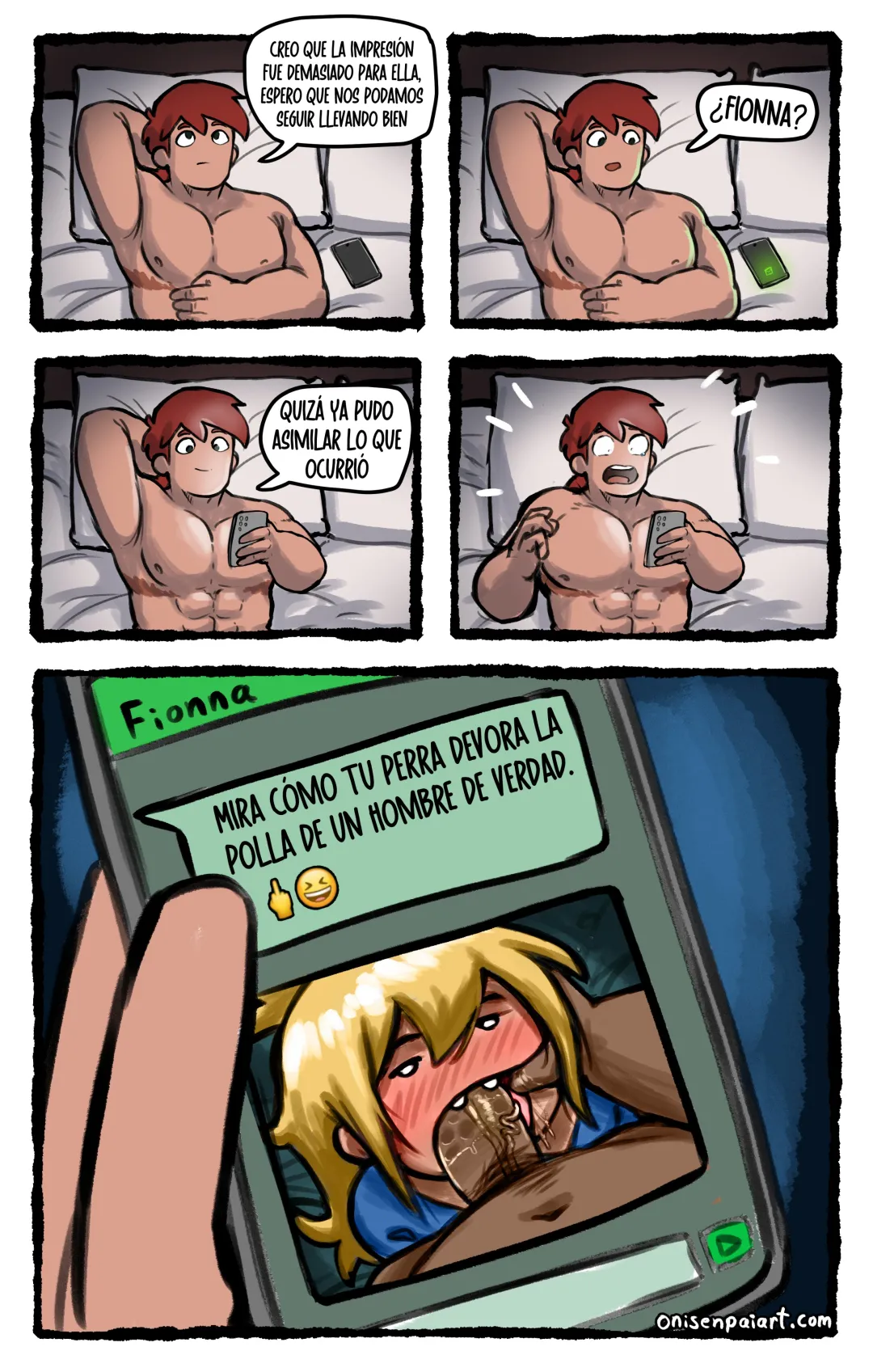 Comic Porno [Onisenpaiart] Fionna & Hunter (Adventure Time) (#2)