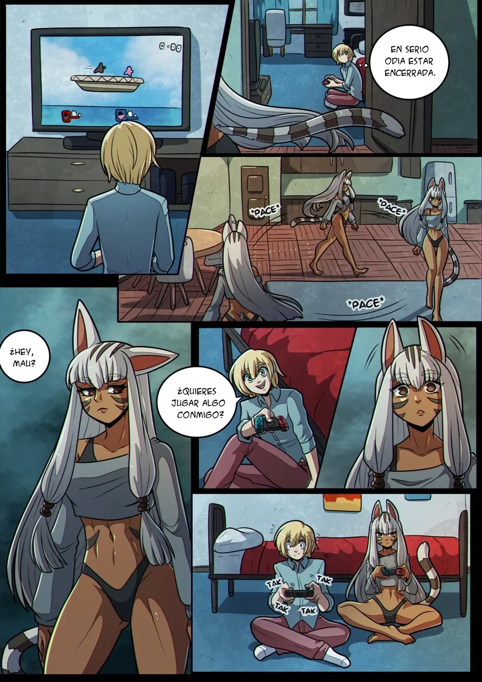 Comic Porno Mau Is Restless - Kinkymation (#7)