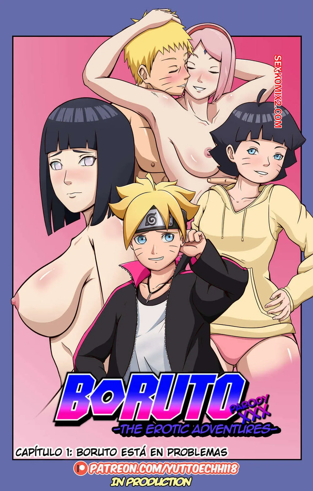 Comic Porno de BORUTO EROTIC Adventure. Parte 1. Yutto Prime. (#1)
