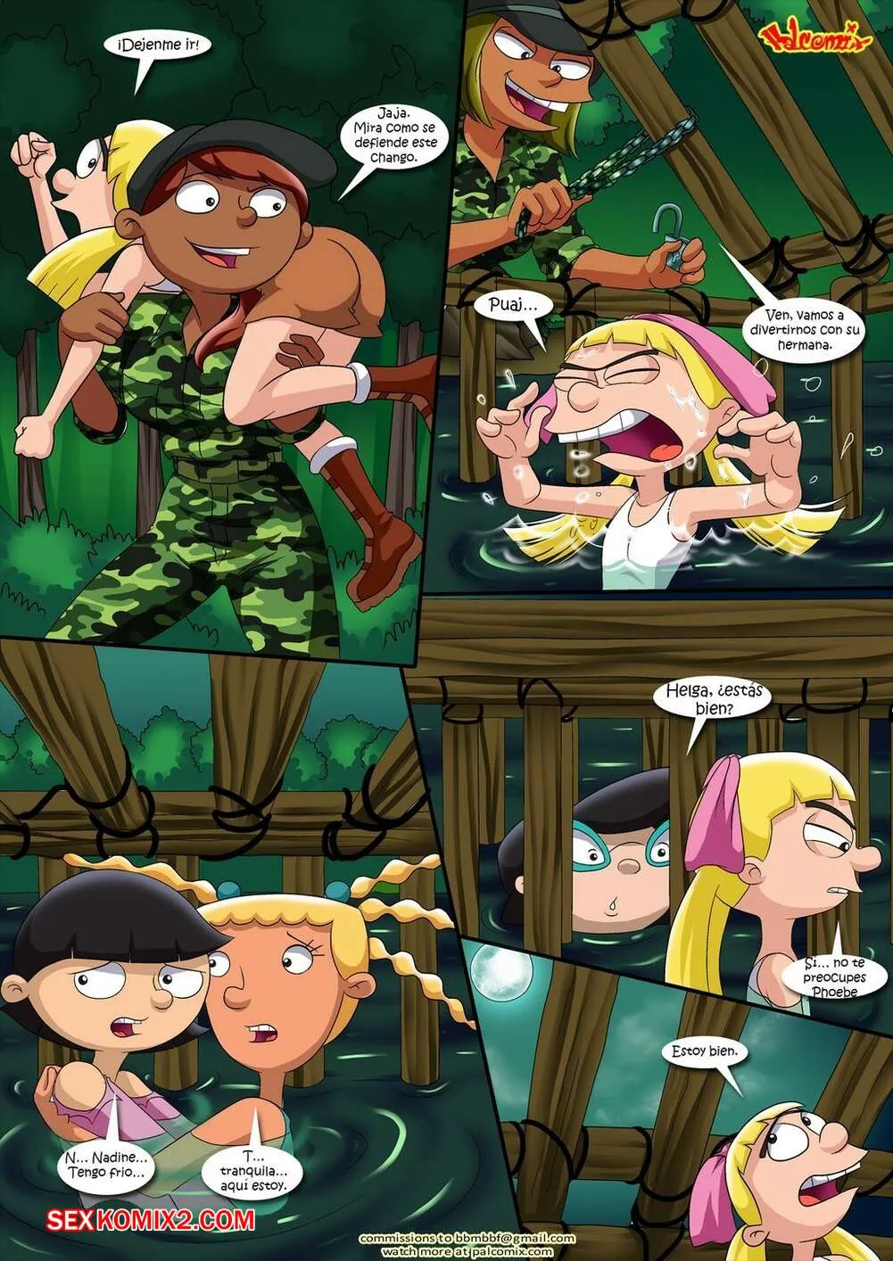 Comic Porno de Infierno En La JUNGLA. Parte 1. Palcomix. (#17)