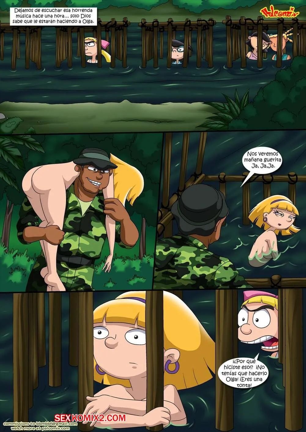 Comic Porno de Infierno En La JUNGLA. Parte 1. Palcomix. (#18)