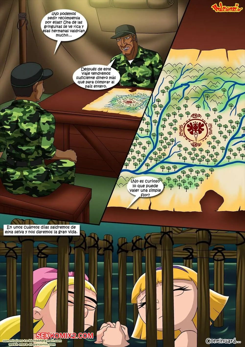 Comic Porno de Infierno En La JUNGLA. Parte 1. Palcomix. (#22)