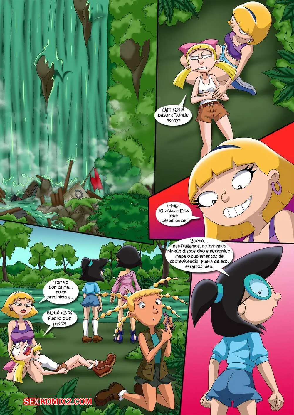 Comic Porno Infierno En La JUNGLA. Parte 1. Palcomix. (#4)