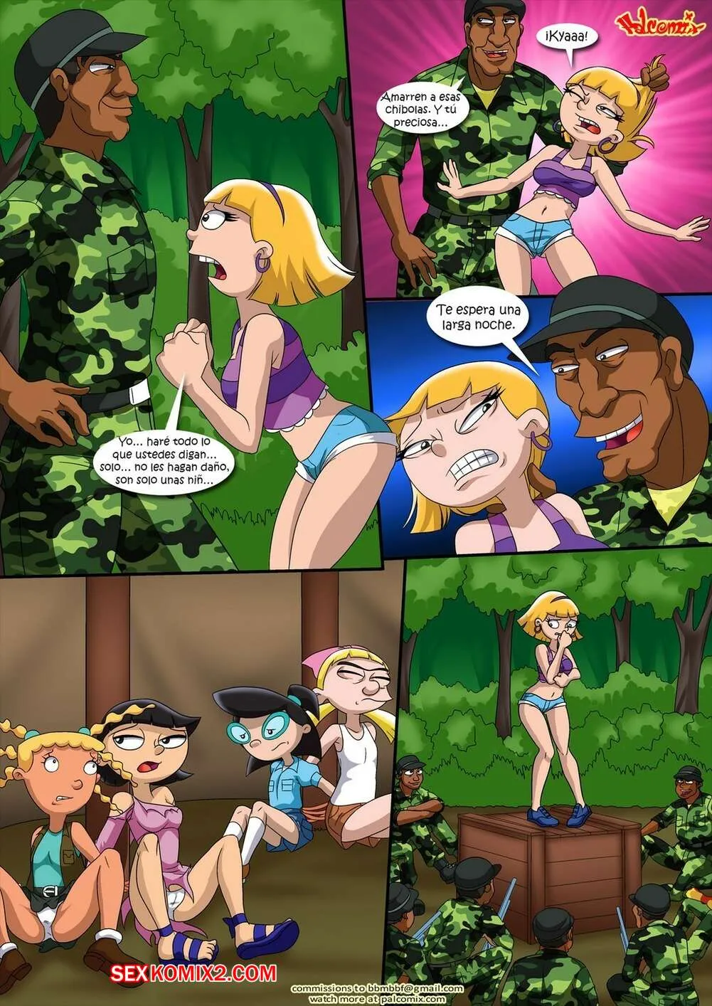 Comic Porno de Infierno En La JUNGLA. Parte 1. Palcomix. (#10)