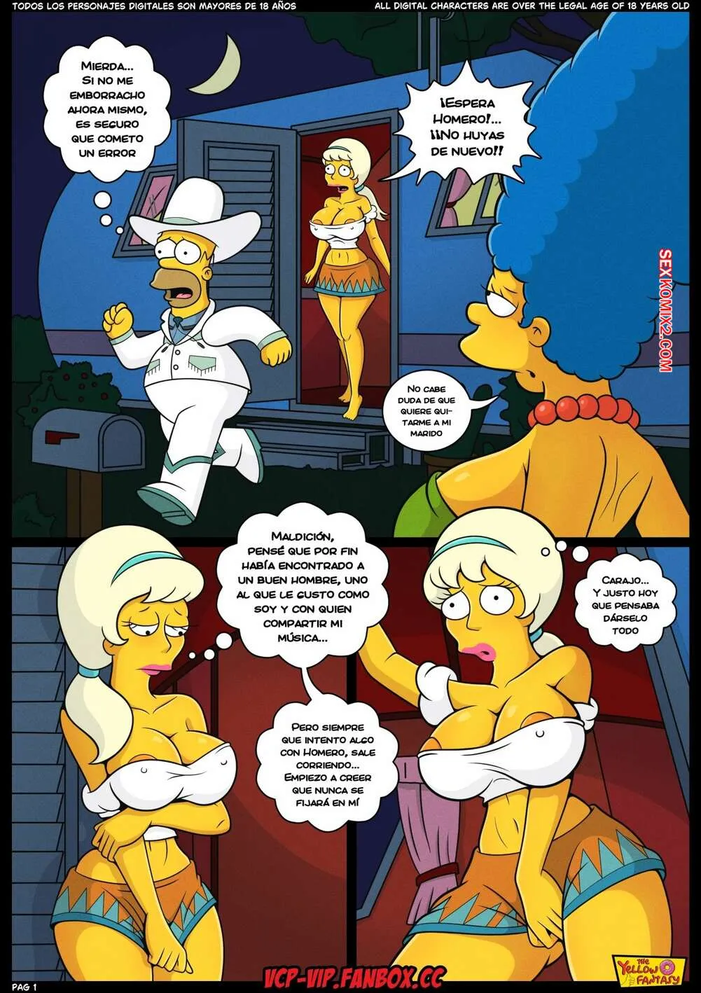 Comic Porno The Yellow Fantasy 19. La Venganza De Marge (#2)