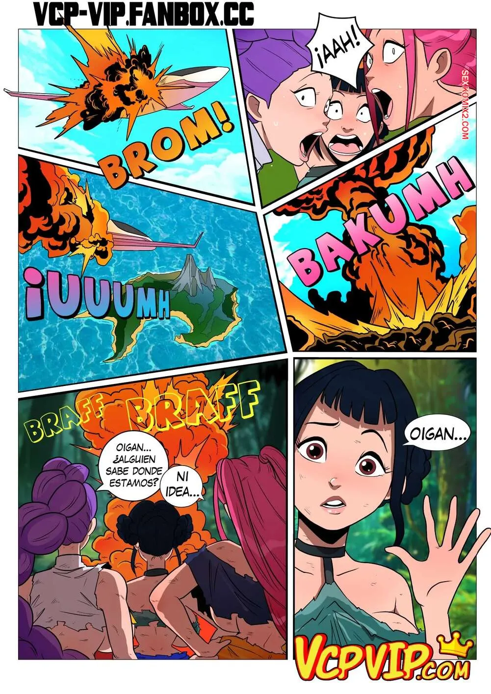 Comic Porno Huntrixxx. The Savage Land. Gansoman (#4)