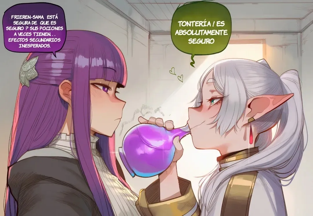 Comic Porno El Incidente Con La Nueva Pocion De Frieren - Hoorpy (#2)