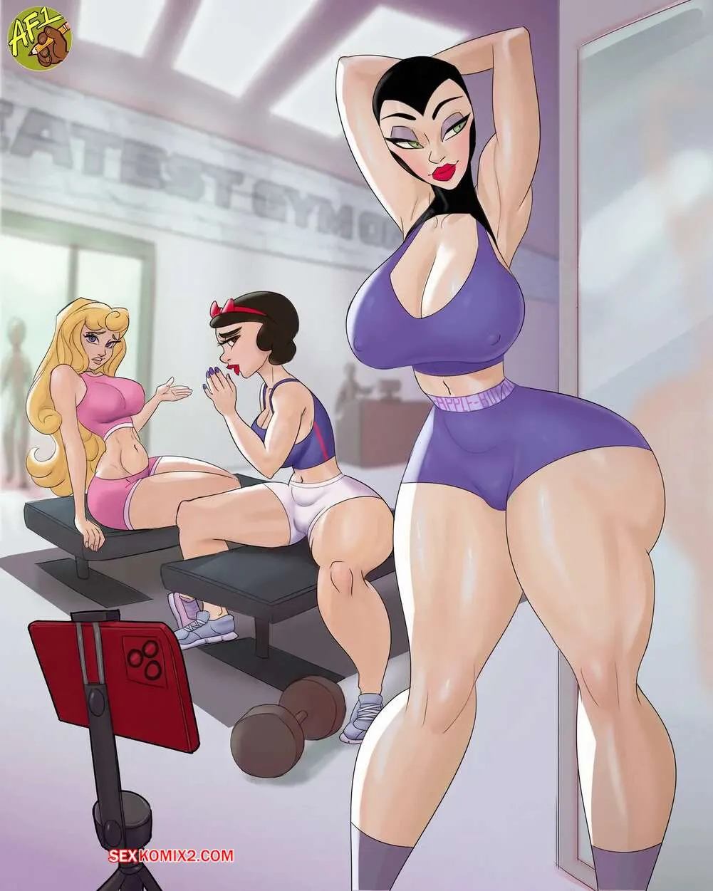 Comic Porno Disney Gym Rats. Artfoo1 (#5)