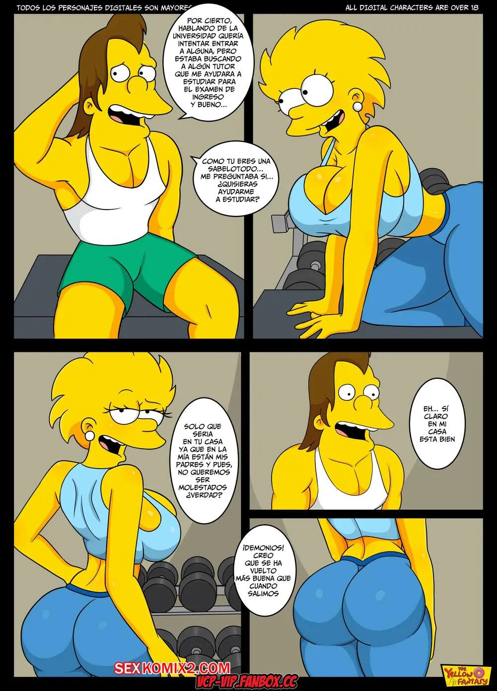 Comic Porno The Yellow Fantasy. La Tutora De Nelson. Croc (#4)