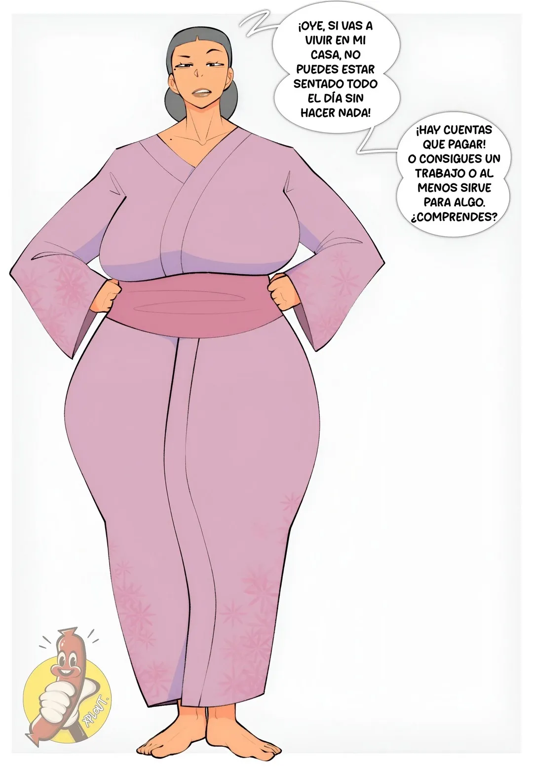 Comic Porno de Bitch GILF Landlady - Jopuari (#1)