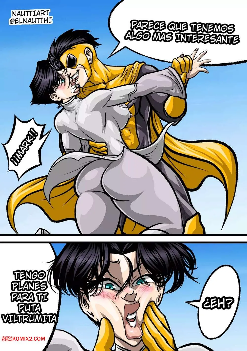 Comic Porno Fucking The Viltrumita. Invincible. NauttiArt. (#5)