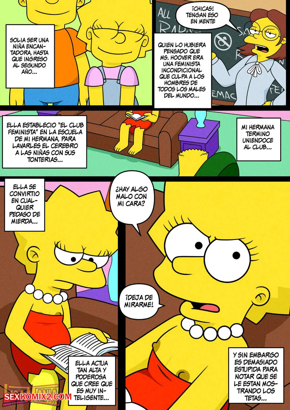 Comic Porno No Necesito El FEMINISMO Porque AMO El PENE De Mi HERMANO Mayor. Xierra099. (#2)