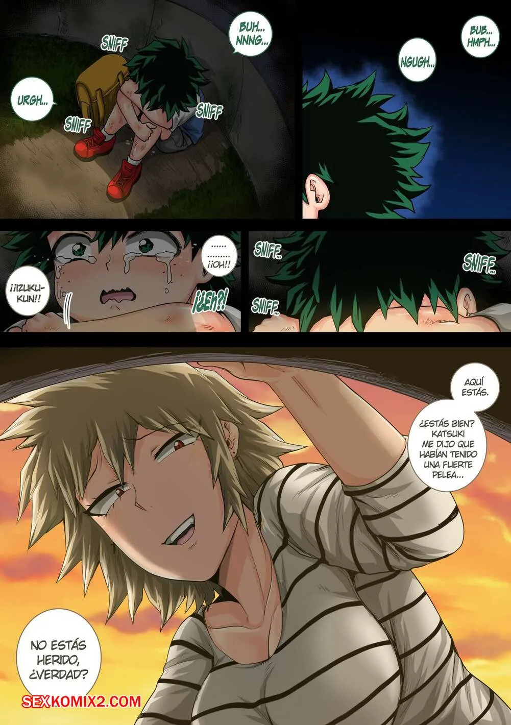 Comic Porno de VACACIONES De Verano Con La MADRE De BAKUGOU. Parte 4. Juna Juna Juice. (#43)