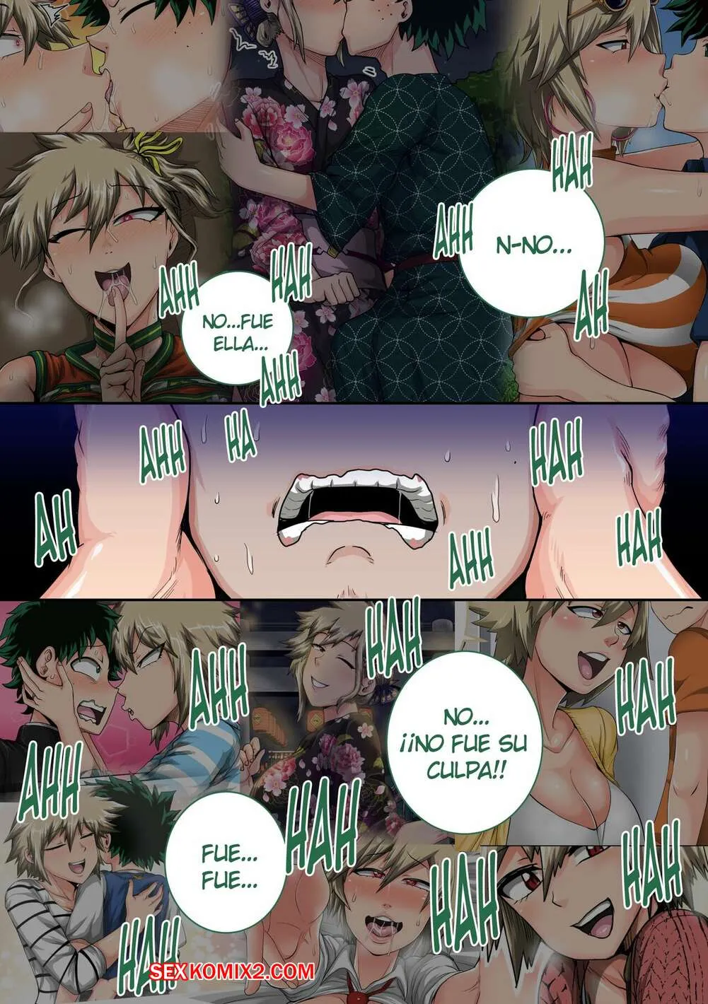 Comic Porno de VACACIONES De Verano Con La MADRE De BAKUGOU. Parte 4. Juna Juna Juice. (#73)