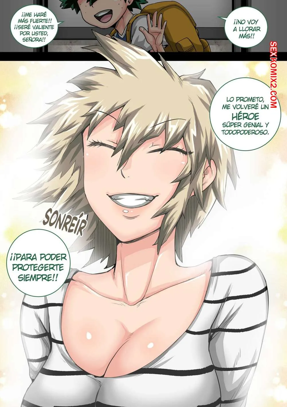 Comic Porno de VACACIONES De Verano Con La MADRE De BAKUGOU. Parte 4. Juna Juna Juice. (#74)