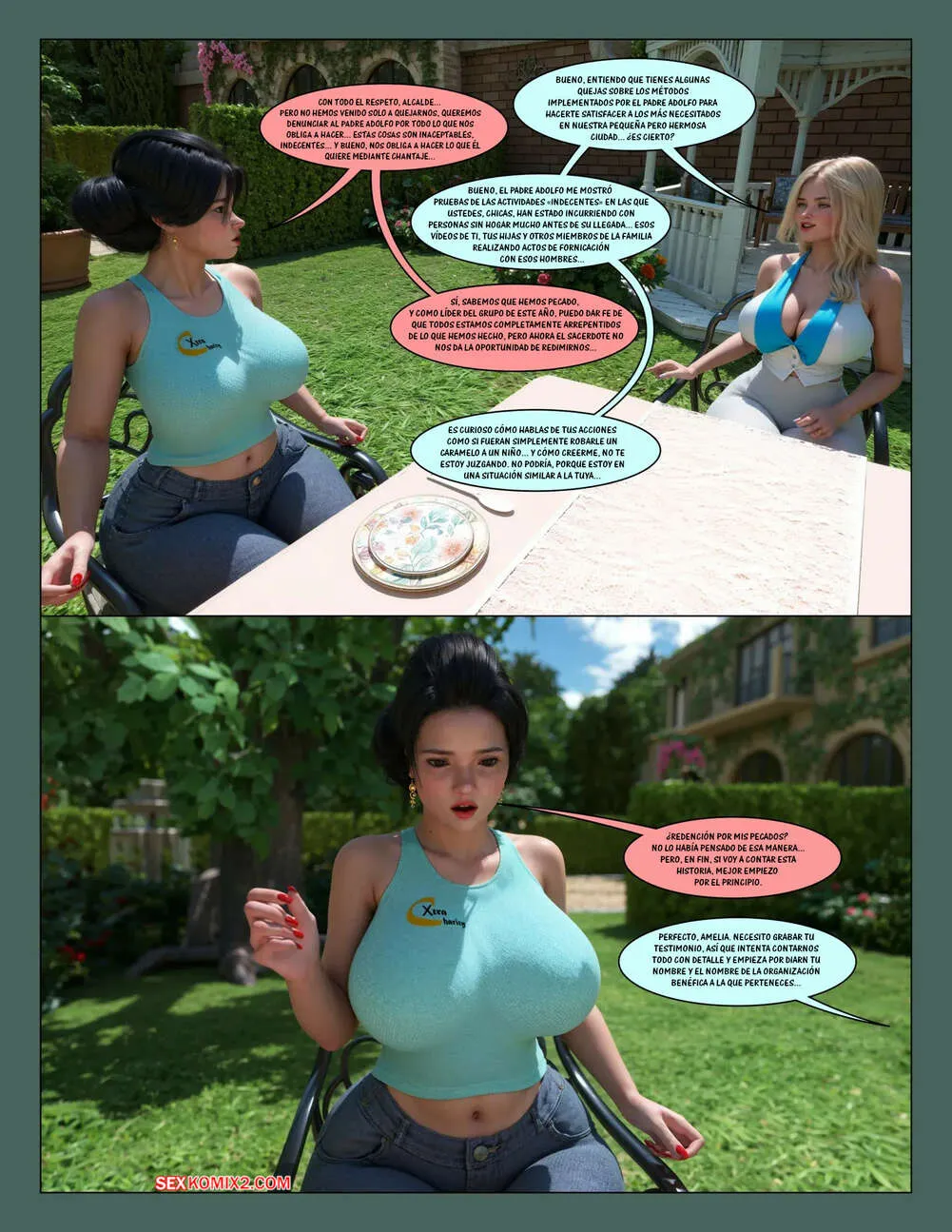 Comic Porno Extra CARIDAD. Parte 6. Moiarte (#3)