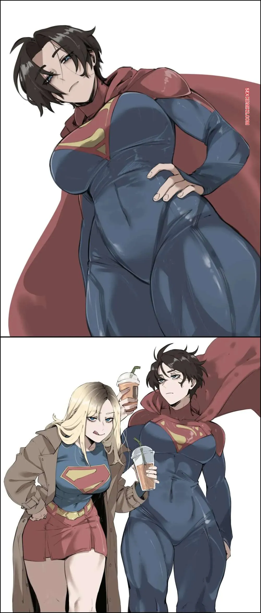 Comic Porno de Supergirls. Masoq095 (#1)