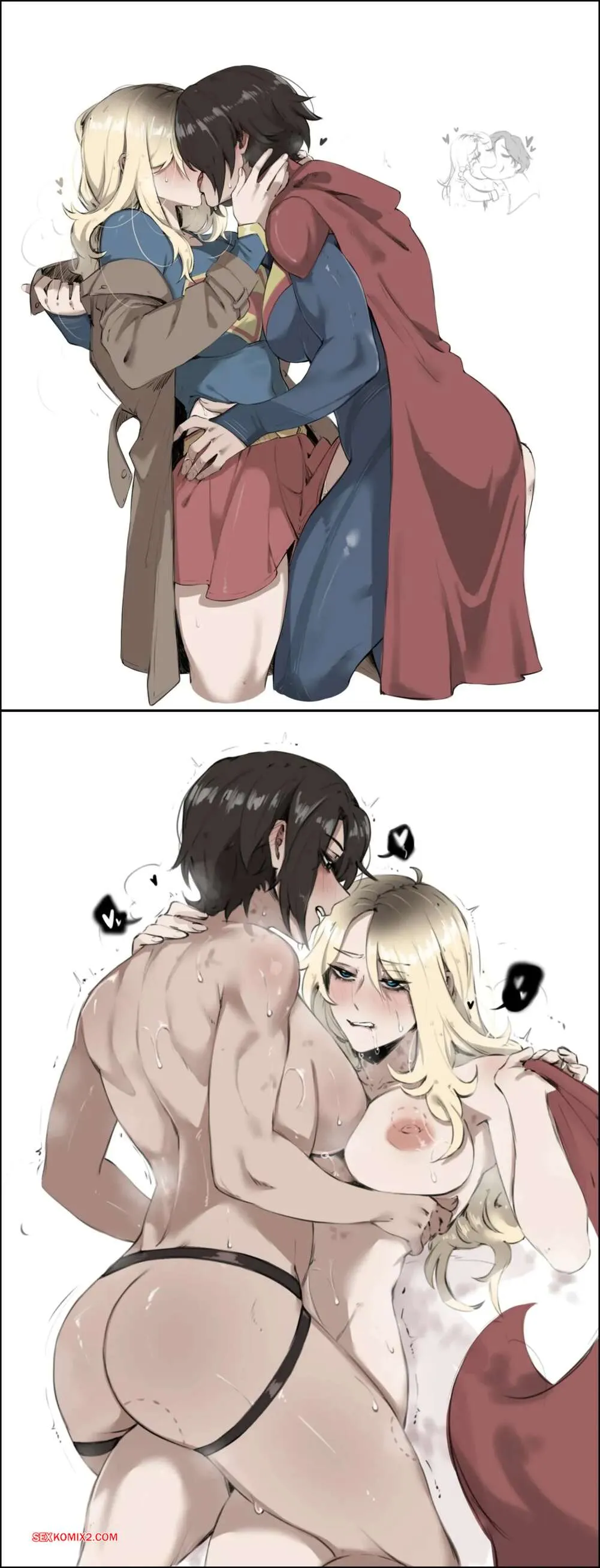 Comic Porno Supergirls. Masoq095 (#2)