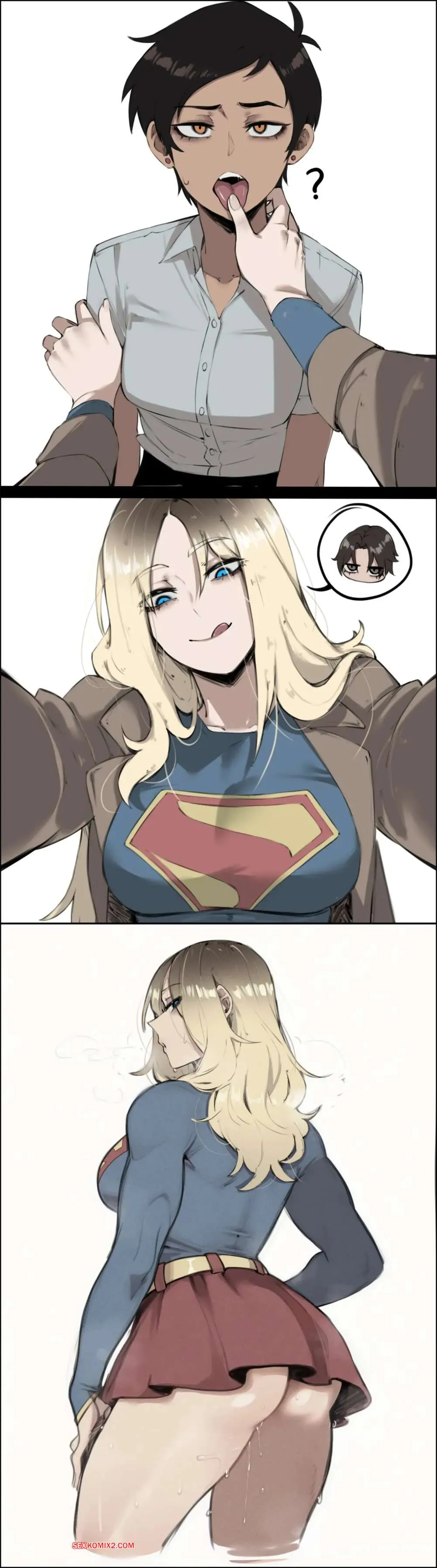 Comic Porno de Supergirls. Masoq095 (#8)
