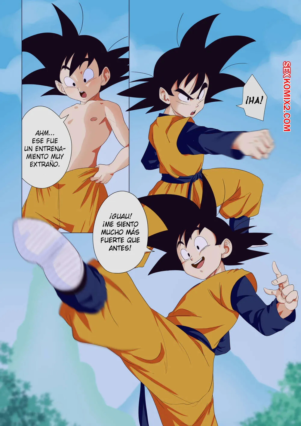 Comic Porno VIDEL X GOTEN. Vyzov. (#6)