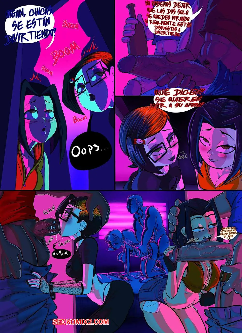 Comic Porno Cartoon COLLEGE PARTY (#3)