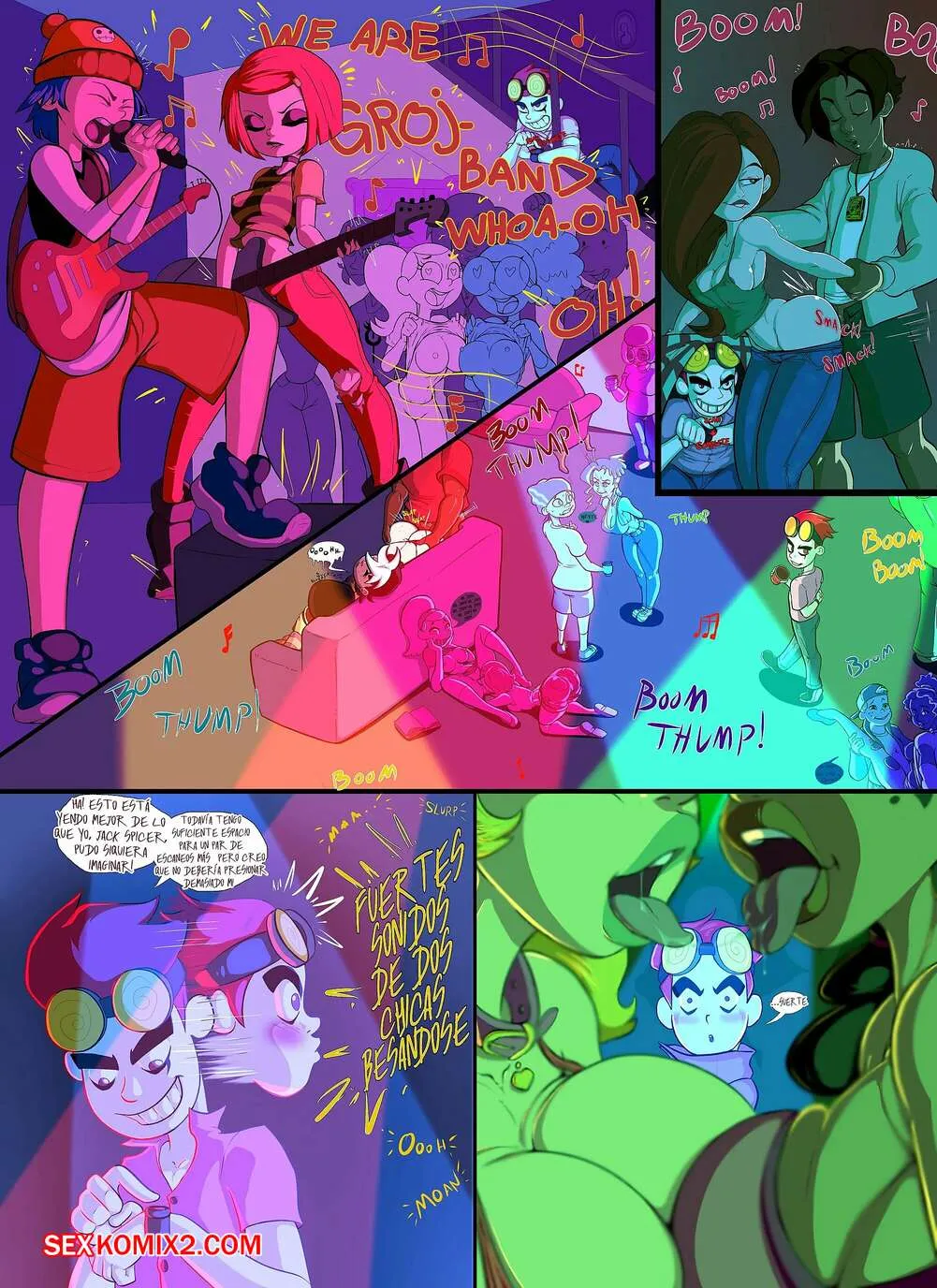 Comic Porno de Cartoon COLLEGE PARTY (#10)