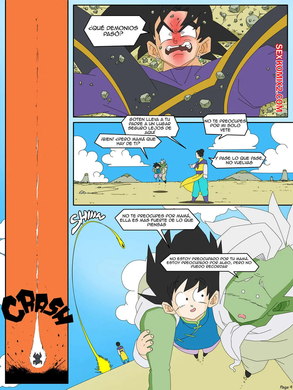 Comic Porno de DRAGON BALL Yamete. Zamasus Ambition Botbot. (#11)