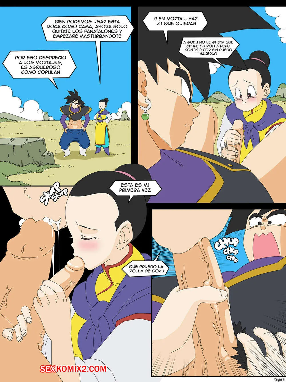 Comic Porno de DRAGON BALL Yamete. Zamasus Ambition Botbot. (#13)