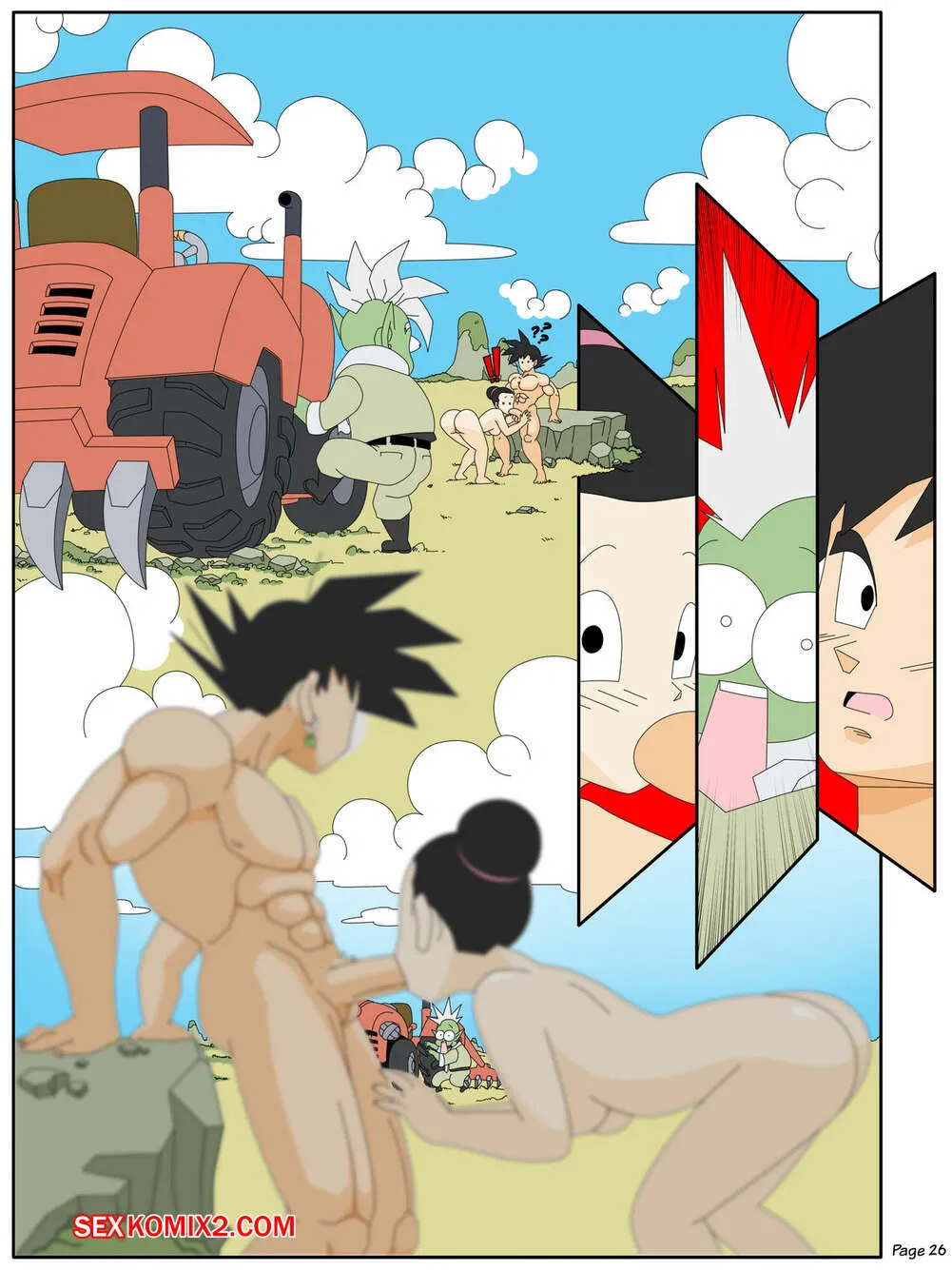 Comic Porno de DRAGON BALL Yamete. Zamasus Ambition Botbot. (#28)