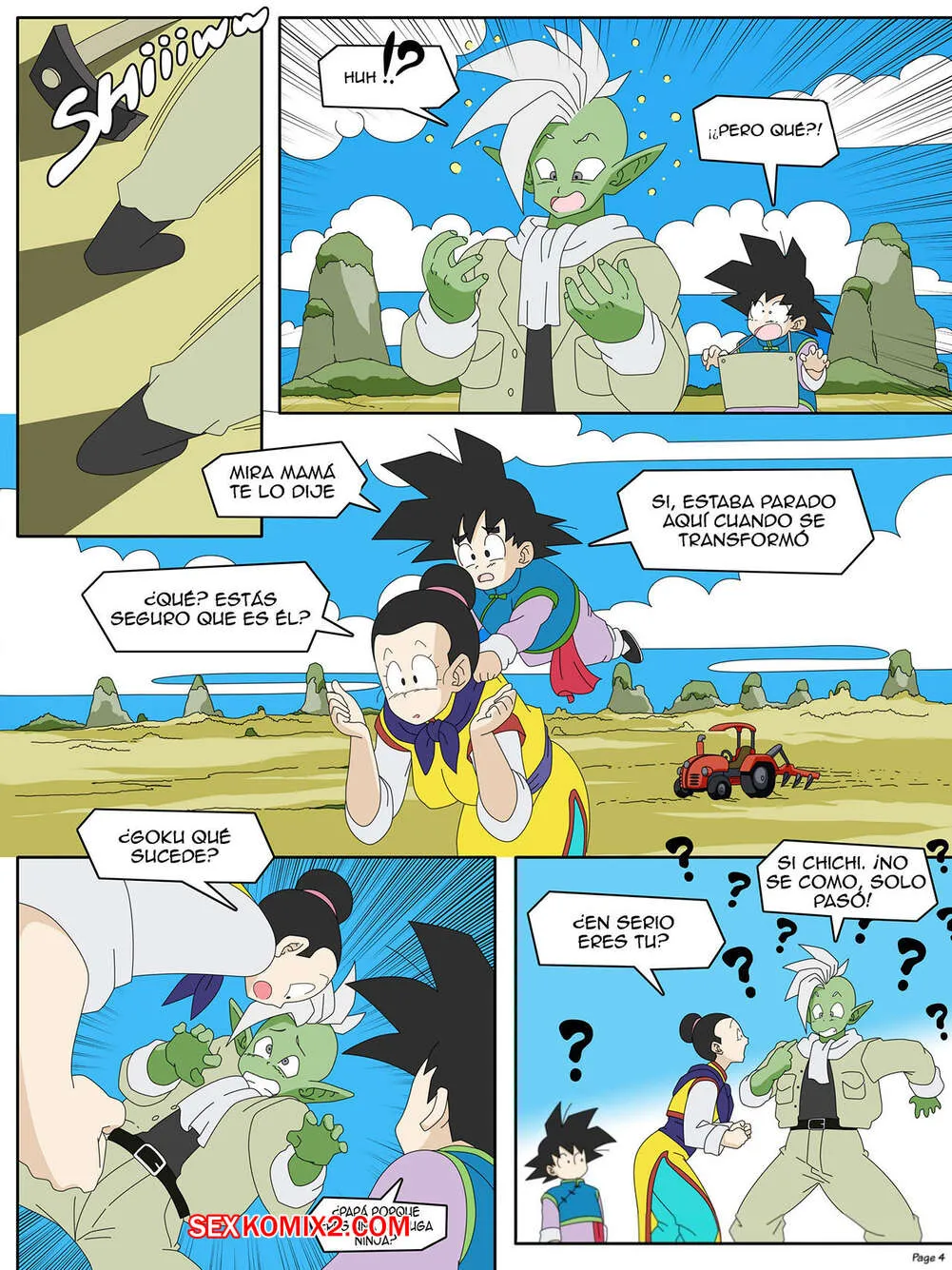Comic Porno DRAGON BALL Yamete. Zamasus Ambition Botbot. (#6)