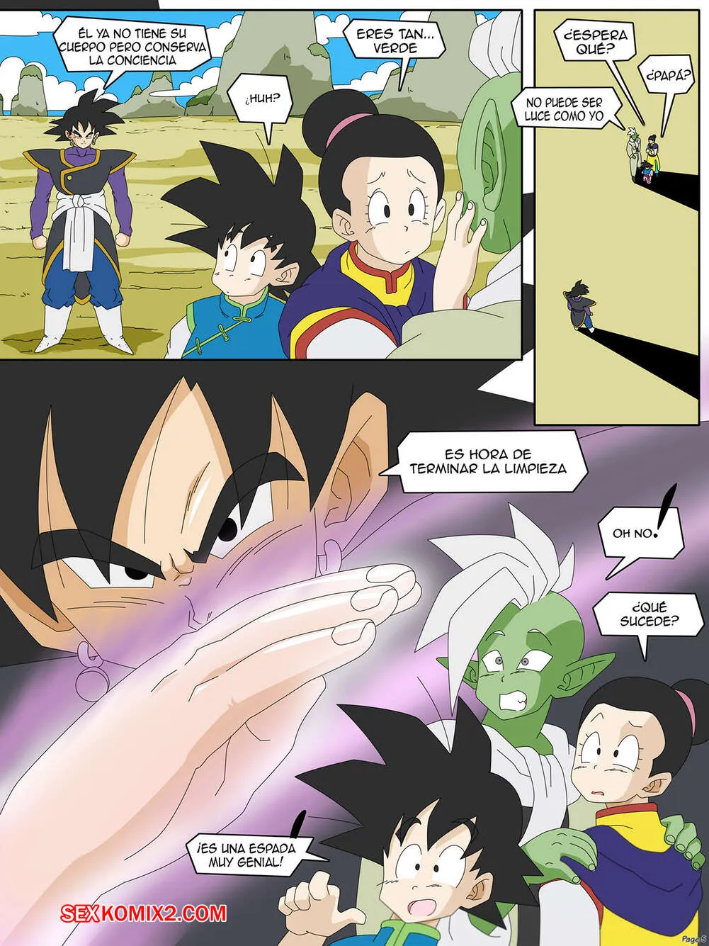 Comic Porno DRAGON BALL Yamete. Zamasus Ambition Botbot. (#7)