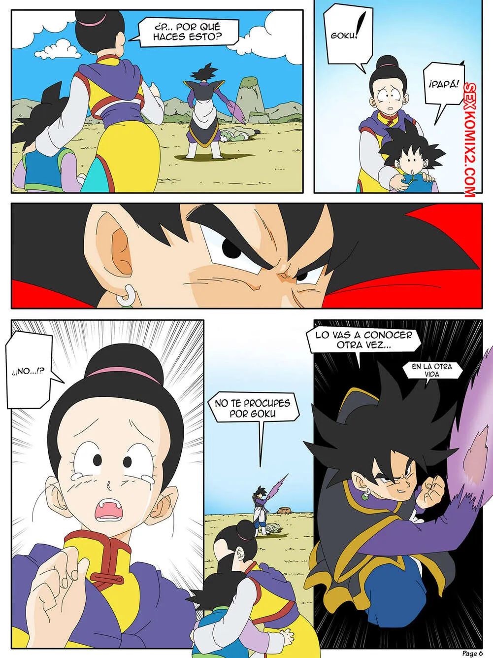 Comic Porno de DRAGON BALL Yamete. Zamasus Ambition Botbot. (#8)