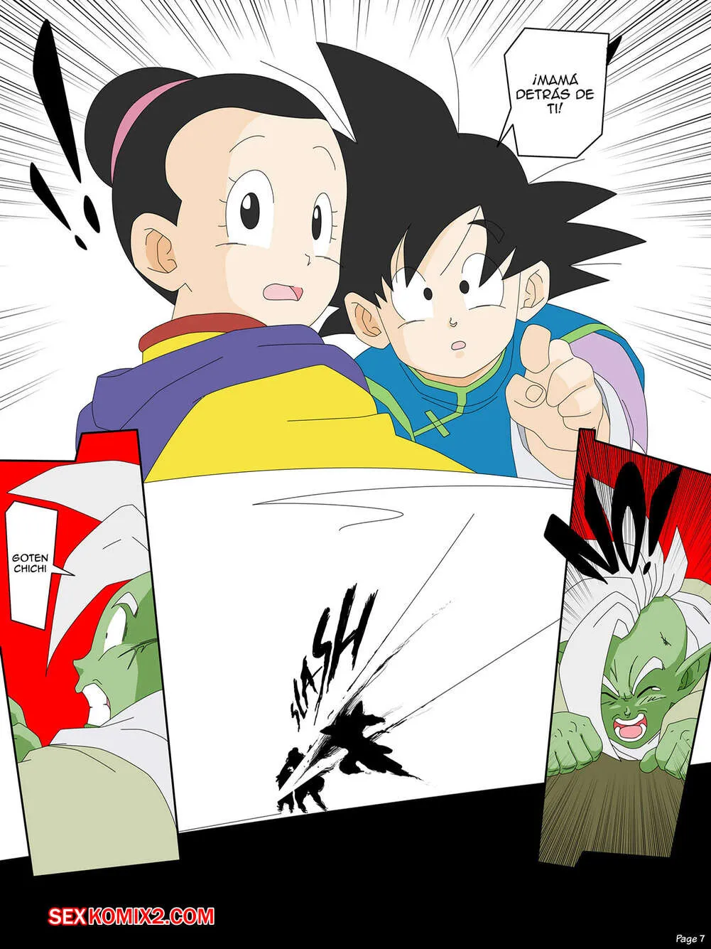 Comic Porno de DRAGON BALL Yamete. Zamasus Ambition Botbot. (#9)