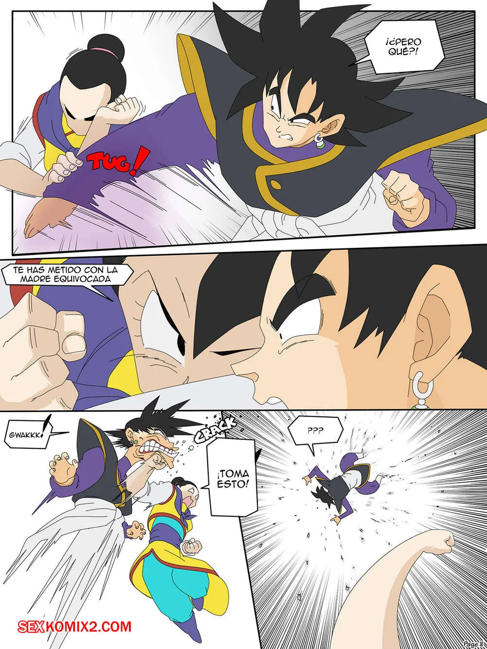 Comic Porno de DRAGON BALL Yamete. Zamasus Ambition Botbot. (#10)