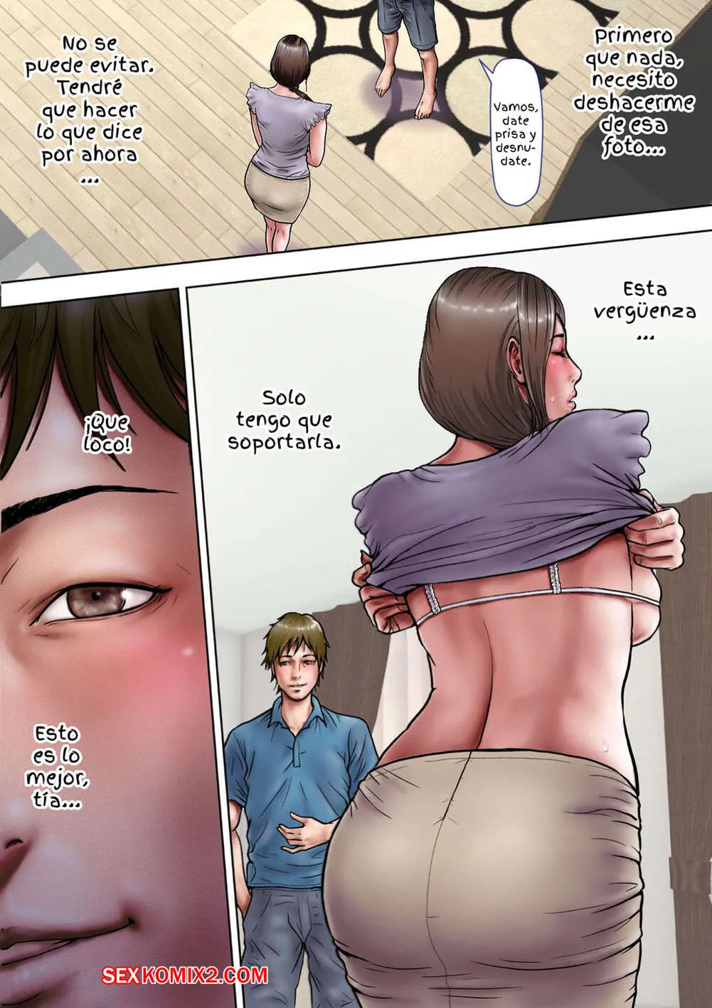Comic Porno de AKOGARE No Oba O Netoru. Milf Shobou. (#18)