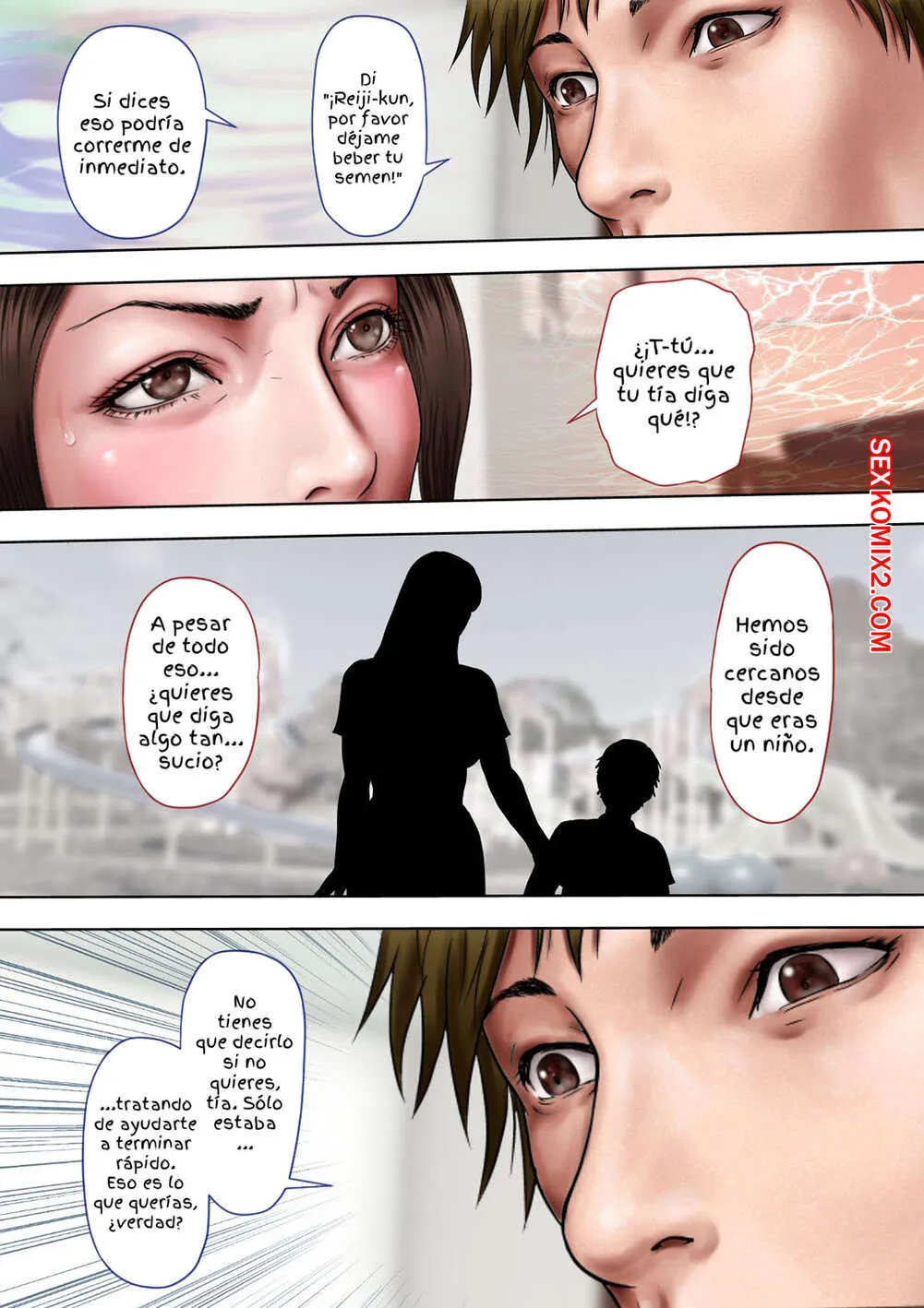 Comic Porno de AKOGARE No Oba O Netoru. Milf Shobou. (#34)
