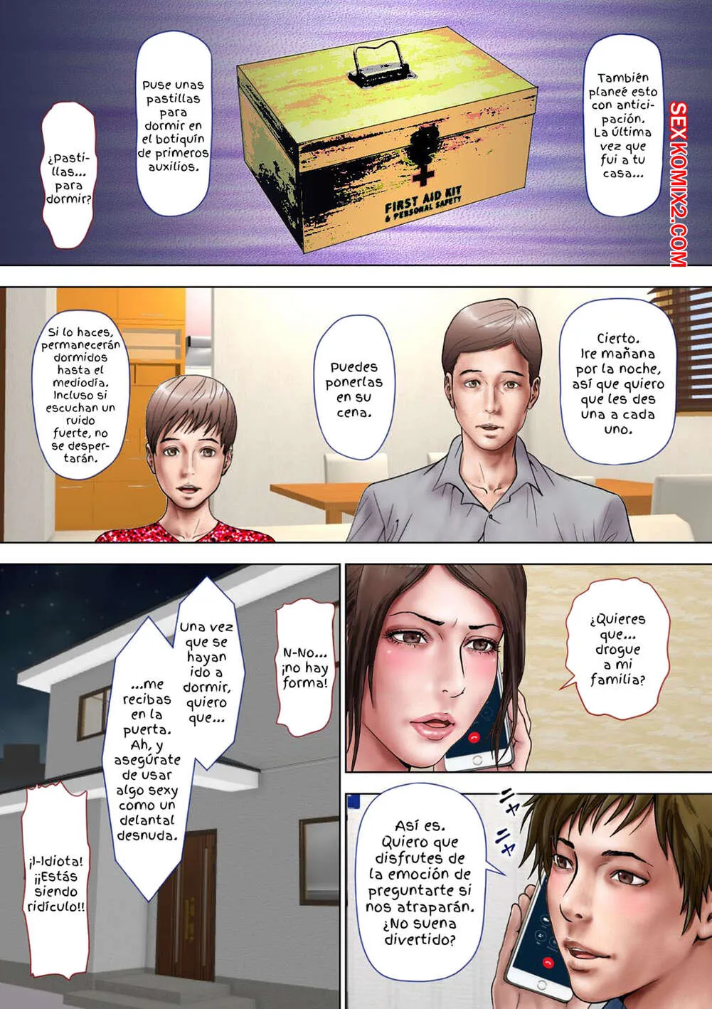 Comic Porno de AKOGARE No Oba O Netoru. Milf Shobou. (#53)