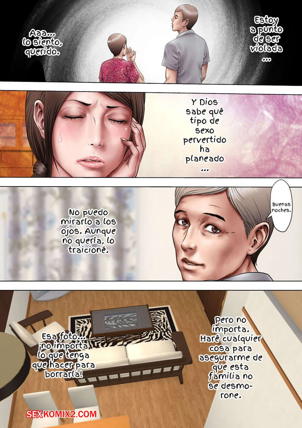 Comic Porno de AKOGARE No Oba O Netoru. Milf Shobou. (#55)
