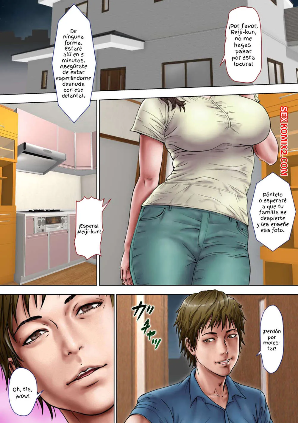 Comic Porno de AKOGARE No Oba O Netoru. Milf Shobou. (#57)