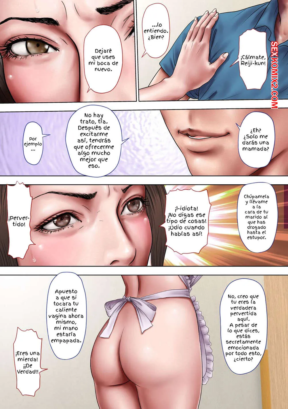 Comic Porno de AKOGARE No Oba O Netoru. Milf Shobou. (#63)