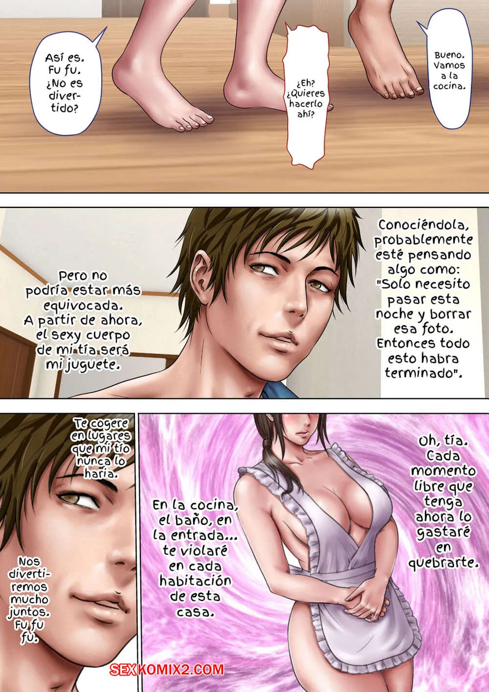 Comic Porno de AKOGARE No Oba O Netoru. Milf Shobou. (#64)